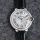 까르띠에 발롱 블루 오토매틱 실버 다이얼 남성용 42mm 시계 4칼라 WSBB0026