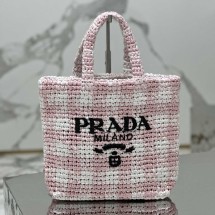 PRADA 프라다 라피아 토트 백 스몰 3 컬러 1BG422