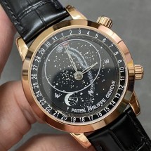 파텍필립 그랜드 컴플리케이션 다이얼 남성용 43mm 시계 6102R-001