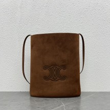 셀린느 버킷 스웨이드 194953FGU 19BR FW23