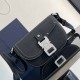 디올 DIOR 새들 스트랩 파우치 백 블랙 2ADCA435YKK H00N