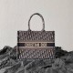 디올 북 토트 백 미듐 오블리크 에크루 블루 M1296ZRIW_M828
