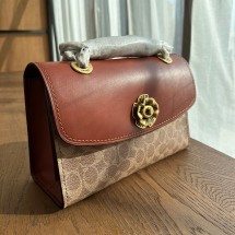 COACH 코치 olleh 동백 미니 / 미듐 parker 여성 숄더 크로스 체인백  2컬러 34256