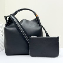 로로피아나 LORO PIANA 베일 라지 백 카프스킨 민무늬 3컬러 FAM9875