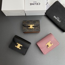 셀린느 트리옹프 명함 지갑 샤이니 카프스킨 3컬러 10N063FOZ