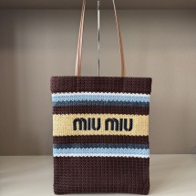 미우미우 크로셰 토트백 5BG248