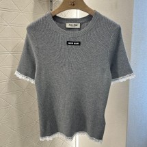 미우미우 고품질 여성 반팔티 2컬러 02