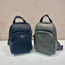 프라다 나일론 사피아노 가죽 백팩 2컬러 2VZ116