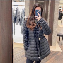 몽클레어 점퍼 후드 미드 길이 다운 자켓 2컬러 K10931A00090595FE999 +