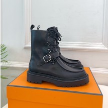 에르메스 랜드 앵클 부츠 블랙  4.0CM 신발 여성 H252104Z