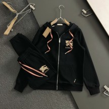 버버리 고품질 후드티 상/하 세트 03 F