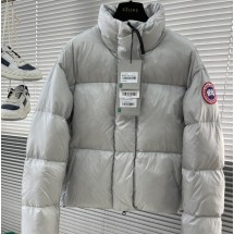 캐나다구스 사이프레스 크롭 패딩 재킷 실버 2256W C