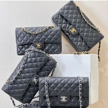 샤넬 클래식 스몰 플랩백 캐비어 금장 은장 A01113 A01112 A58600
