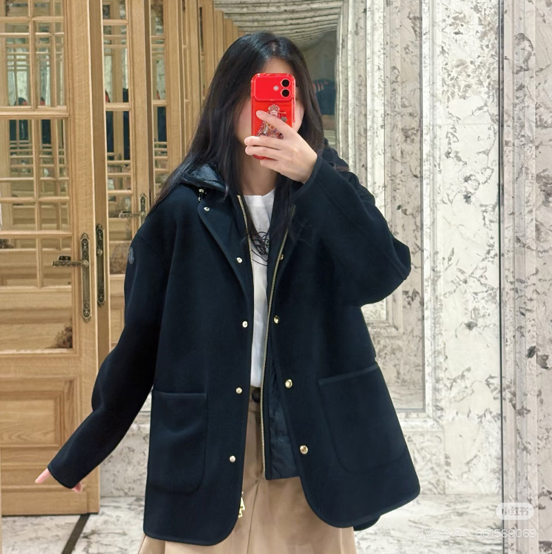 몽클레어 울 캐시미어 Reposse 3-in-1 다운 숏패딩 블랙 K20931A000525980N999 C