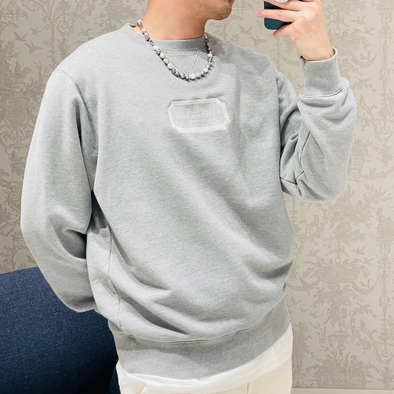 디올 프론트 로고 패치 맨투맨   243J693A0531   F