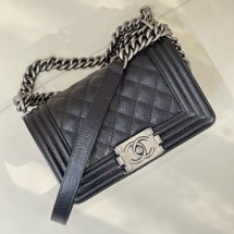 샤넬 보이백 스몰 쉐브론 램스킨 A67085