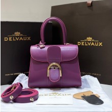 델보 브리앙 미니 복스 보라금장  AA0406