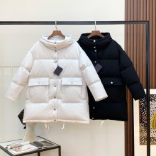 프라다 여자 다운 점퍼 소프트 캔버스 다운 파카 2컬러 29Y290