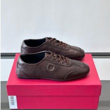 페라가모 구두 레이스업 드라이버 브라운 029848