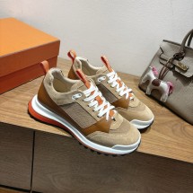 에르메스 Leader 리더 스니커즈 남여공용 베이지 H252863ZHQ8