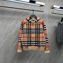 버버리 남성 체크 코튼 후디 80726621 F