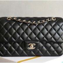 샤넬 클래식 미듐  샴페인골드 플랩백  A01112