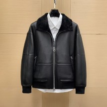 로로피아나  메리노 셔링 Peter 봄버 재킷 FAO5087