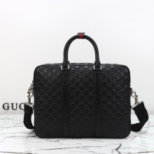 구찌 SS26 남성 구찌 블랙 브리프케이스 850222