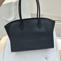 더로우 마를로 14 가죽 가방 블랙 W1800L72BLAN