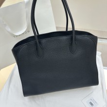 더로우 MARLO 14 레더 토트백 블랙 W1800L133DOK