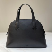 더로우 미디엄 잉그리드 가죽 백 딥 블랙 W1908L72DEOS