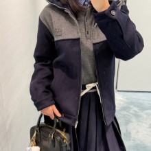 미우미우 로고 자수 지퍼 스웨트셔츠 ML1412SOOO18ZL  D