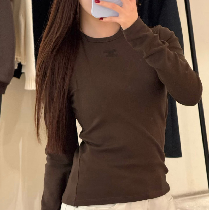 셀린느 여성 셀린느  롱슬리브 탑 2컬러  RX0IY1407  D