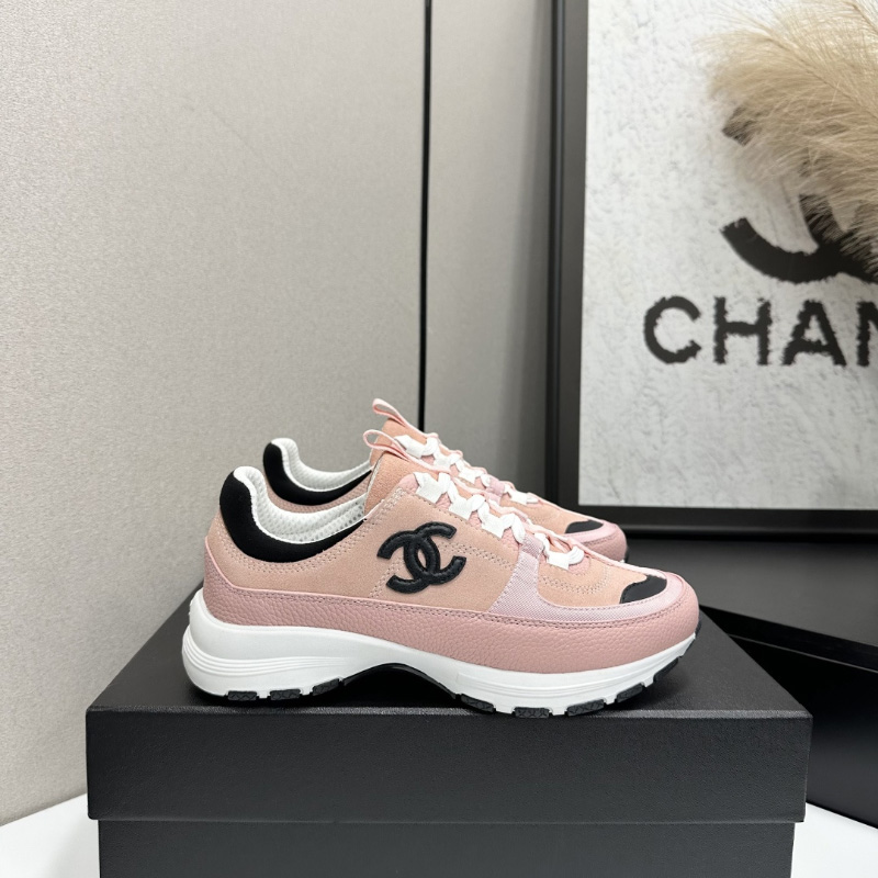 샤넬 26SS CC로고 스니커즈 스웨이드 핑크 G47010