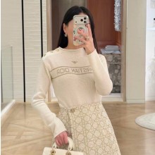 디올 여성 니트웨어 캐시미어 스웨터 Oro 12 614S94B0549  H