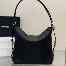 샤넬 25SS 골드메탈 로고 체인스몰 송아지가죽 호보백 AS5509