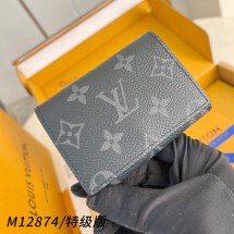 루이비통 엔벨로프 비즈니스 카드 홀더 모노그램 이클립스 M12874