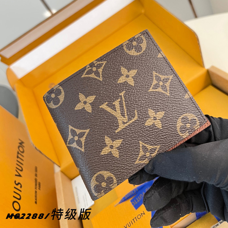 루이비통 마르코 월릿 모노그램 반지갑 브라운 M62288