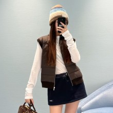 미우미우 고품질 여성 조끼 01  H