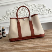 에르메스 가든 파티 30 백 네곤다 팔라듐 하드웨어 에뚜쁘 베이지 H051568CK18