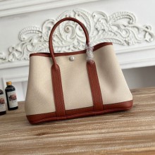 에르메스 가든 파티 30 백 네곤다 팔라듐 하드웨어 에뚜쁘 베이지 H051568CK18