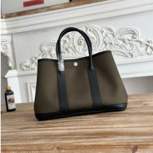 에르메스 가든 파티 30 백 네곤다 팔라듐 하드웨어 에뚜쁘 카키 H051568CK18