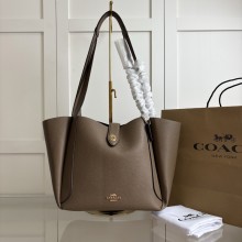 코치 해들리 턴락 토트백 크로스백 숄더백 브라운 CAL17