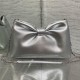 디올 보우 리본 백 미디엄 램스킨 실버 M0714OUQO_M900