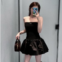 미우미우 조젯 미니 드레스 mf6165  D